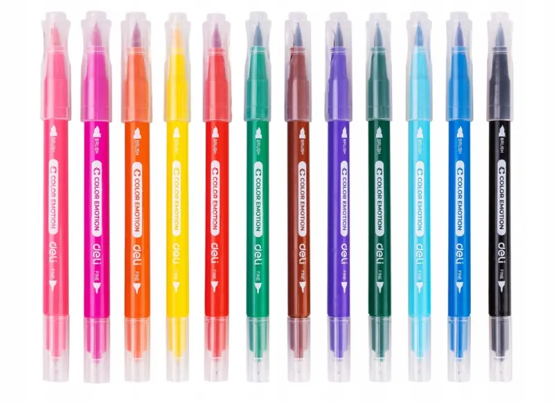 Flamastry Deli 12 szt. zdjęcie 2