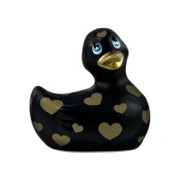 big teaze toys i rub my duckie 2.0 masażer wodoodporny black & gold