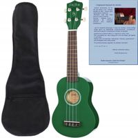 UK12 GN Ukulele sopranowe Zielone 12 progów Harley Benton + Pokrowiec, Kurs