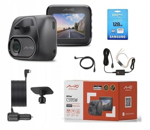 WIDEOREJESTRATOR MIO MIVUE C595W KAMERA SAMOCHODOWA + 128GB + SMARTBOX IV na Arena.pl