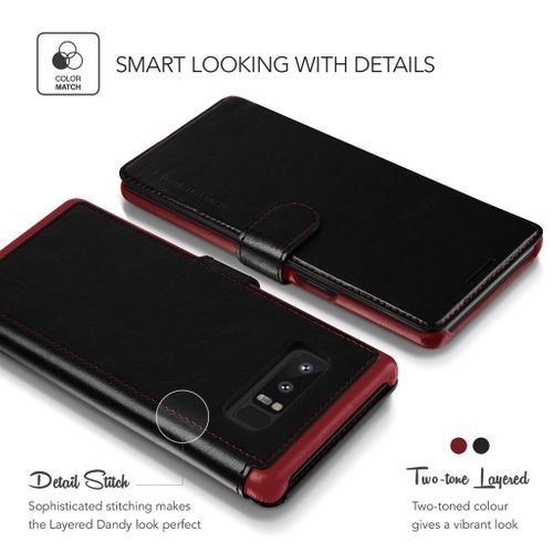 Etui VRS Design Layered Dandy Galaxy Note 8 Black na Arena.pl