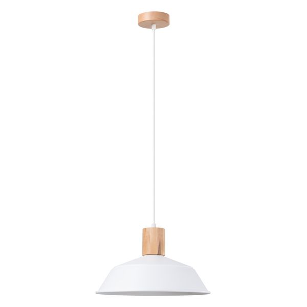 Lampa wisząca FANO biała zdjęcie 1