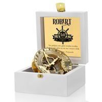 Kompas w szkatułce na PREZENT dla SZEFOWEJ GRAWER