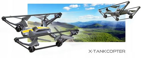 Zabawka Xerall TANKCOPTER 2.4GHz Quadcopter-Czołg Dron, HD FPV na Arena.pl