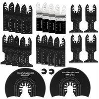 Brzeszczoty oscylacyjne 24szt do narzędzia wielofunkcyjnego drewno