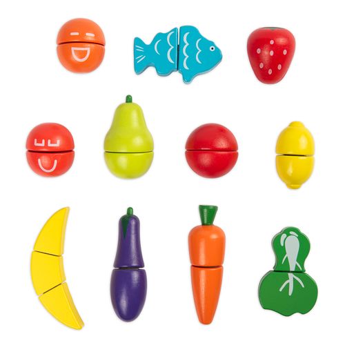 Zestaw drewnianych warzyw i owoców rzep na Arena.pl