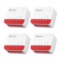 Sonoff MINI-ZBRBS 4Szt Dopuszkowy Sterownik Rolet Zasłon ZigBee Zigbee2MQTT