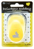 DZIURKACZ OZDOBNY 2,5CM JCDZ-110 DP CRAFT ZAJĄC 2