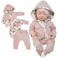 KOMPLET niemowlęcy DRES DLA DZIEWCZYNKI 3cz. 86