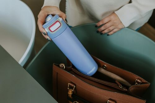 Butelka termiczna termos na kawe Kambukka 600ml Digital Lavender, szczelna na Arena.pl