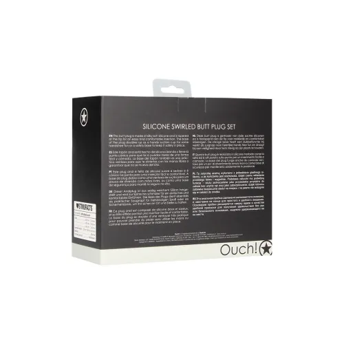 shots ouch! swirled zestaw anatomicznych zatyczek silikonowych na Arena.pl