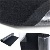 WYKŁADZINA samoprzylepna CZARNY filc DYWAN z rolki tkanina dekoracyjna