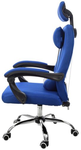 Fotel biurowy GIOSEDIO niebieski, model GPX008 na Arena.pl