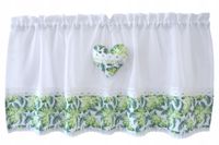 Zazdrostka bawełniana listki wiosenna 150x60 Serce