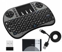KLAWIATURA BEZPRZEWODOWA MINI LED SMART TV ŚWIECĄCA TOUCHPAD PODŚWIETLANA