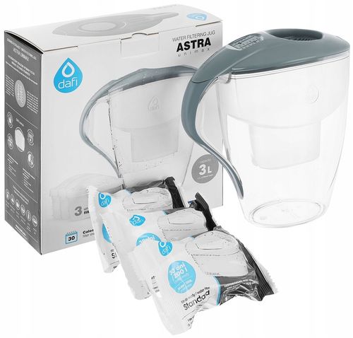 Dzbanek filtrujący wodę Dafi ASTRA 3L + 3x filtr Dafi Unimax na Arena.pl