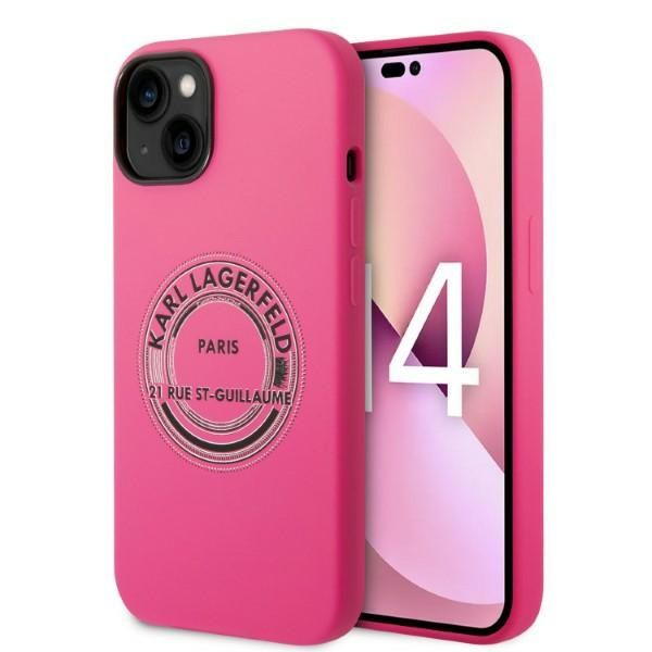 Etui Karl Lagerfeld do iPhone 15 Plus, iPhone 14 Plus, Różowy zdjęcie 1