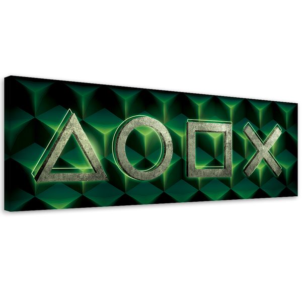 Obraz na płótnie, Symbole gry 150x50 150x50 zdjęcie 1