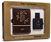 Portfel z grawerem + perfumy PREZENT dzień DZIADKA