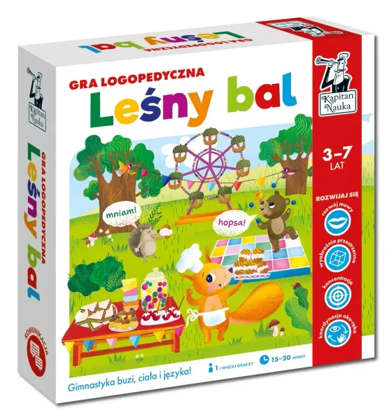 Gra logopedyczna. Leśny bal 3-7 lat zdjęcie 1