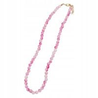 Piękne korale z kamieni naturalnych Kwarc różowy 6mm