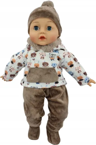 LALKA BOBAS MÓWI I ŚPIEWA PO POLSKU ZAMYKA OCZY 45CM+SMOCZEK+BUTELKA_751 na Arena.pl