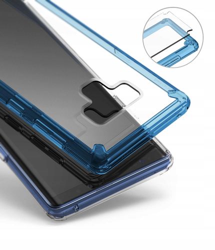 BŁĘKITNE ETUI NOTE 9 RINGKE FUSION CASE + SZKŁO 3D na Arena.pl