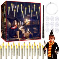 20SZT PŁYWAJĄCE BEZPŁOMIENIOWE ŚWIECA LED Z PILOT RÓŻDŻKĄ ŚWIECE HALLOWEEN