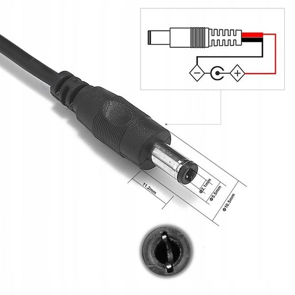 Przedłużacz Zasilania DC 5m 5.5/2.1mm zdjęcie 4