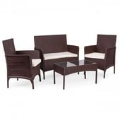 ZESTAW MEBLI OGRODOWYCH MULTIGARDEN RATANOWY TWORZYWO SZTUCZNE