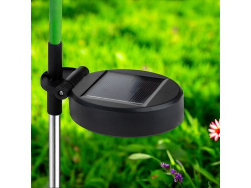 Lampa solarna ogrodowa lampka kwitnąca łąka kwiaty do ogrodu żółta łąka na Arena.pl