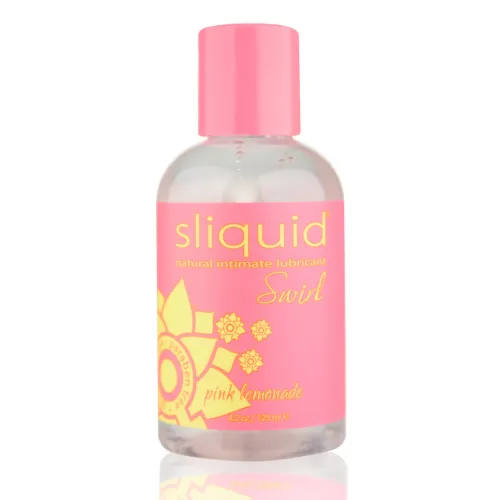 sliquid naturals swirl pink lemonade 125ml - żel nawilżający wodny, smakowy na Arena.pl