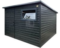 Schowek - domek ogrodowy 3x2m - drzwi okno rynna ID1053