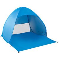 Namiot plażowy samorozkładający, parawan turystyczny Pop up niebieski