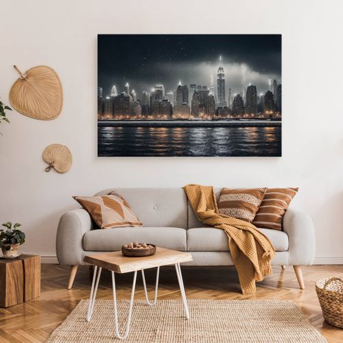 Obraz Na Płótnie Do Biura Nowy Jork Panorama Architektura 100cm x 70cm na Arena.pl