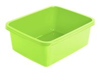 Miska prostokątna DIHOME JULIE Classic 11 l 37,5x30,5 cm limonkowa