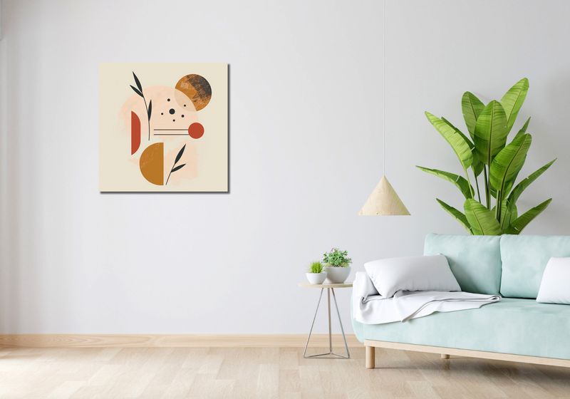 Obraz 70x70cm Przyrost do Tła zdjęcie 2