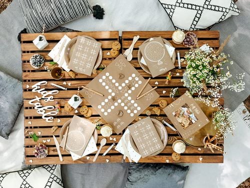 Drewniane konfetti Serca, 2x2cm na Arena.pl