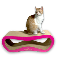 Drapak dla kota LEON | różowy | 78x28x24 cm | MruuPruu