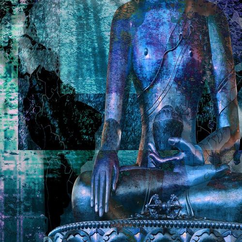 Deco Panel, Budda i abstrakcyjne tło 2 90x60 na Arena.pl