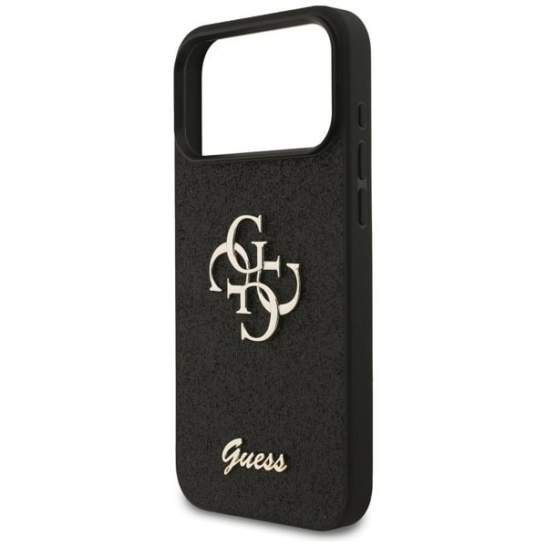 Etui Guess Fixed Glitter Big 4G do iPhone 17 Pro Max czarny zdjęcie 6