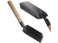 Szufelka metalowa z drewnianą rączką 37cm łopatka do ogrodu domu szufla