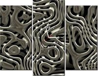 90CM 70 ZEGAR 3 ELEM NASZA ABSTRAKCJA SCIENNY DRUK