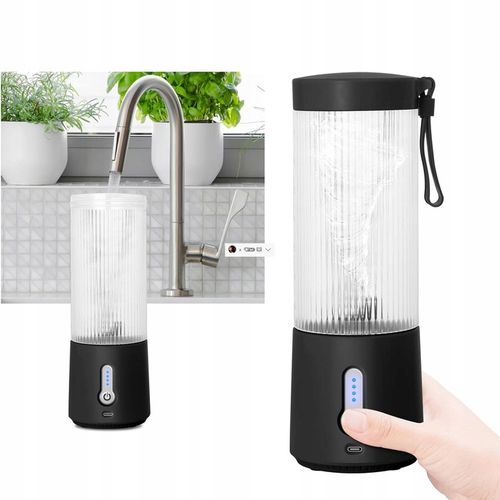 Blender do Koktajli 450ml z 6 Nierdzewnymi Żmijkami i 2000mAh Baterią na Arena.pl