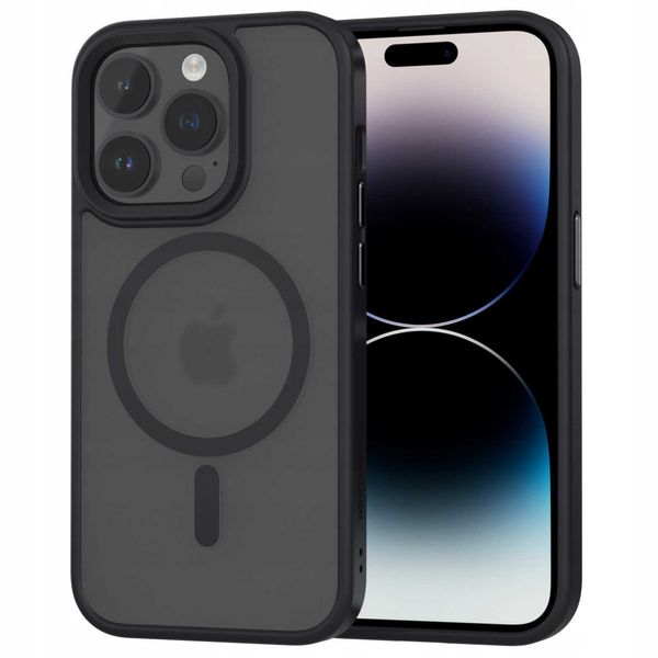 Spacecase Hybrid Mag Iphone 14 Pro Black zdjęcie 5