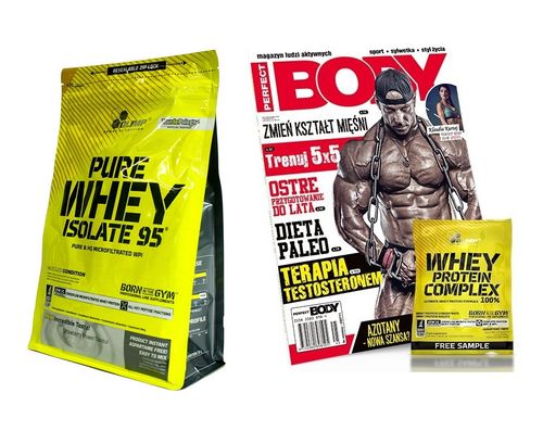 OLIMP WHEY ISOLATE 95 600g ZIP FOLIA Trus+Gratisy na Arena.pl
