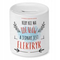 Skarbonka Dla Elektryka Idealny Imieniny Prezent Z Nadrukiem Ze Zdjęciem