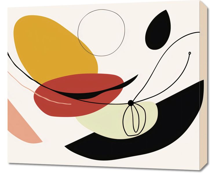 Obraz 70x60cm Geometryczna Krzywizna zdjęcie 1