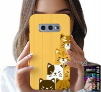 ETUI DO SAMSUNG GALAXY S10E - LOVE CAT, WZORY Z KOTAMI, CASE + FOLIA