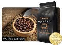 Kawa ziarnista 2kg 100% ARABICA ŚWIEŻO PALONA MLECZNA (2x1kg) Do ekspresu